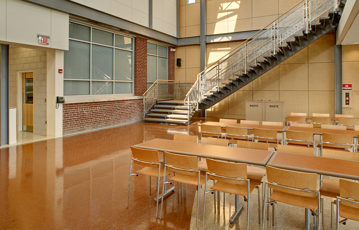 Bergen County Academies Cafeteria DMR Architects